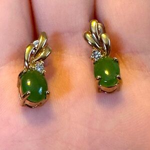 Vintage Jade Earrings